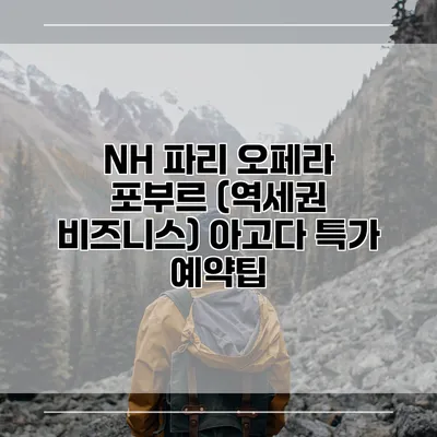NH 파리 오페라 포부르 (역세권 비즈니스) 아고다 특가 예약팁