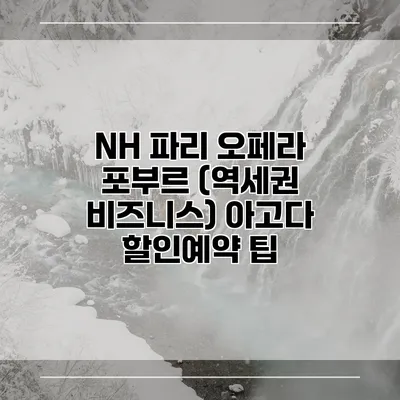 NH 파리 오페라 포부르 (역세권 비즈니스) 아고다 할인예약 팁