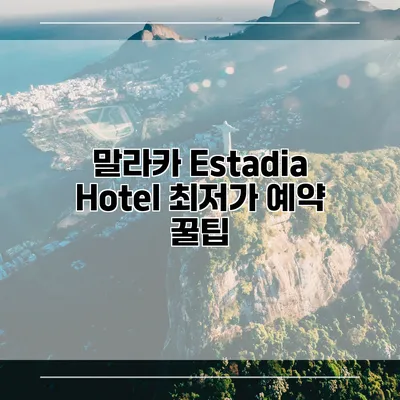 말라카 Estadia Hotel 최저가 예약 꿀팁