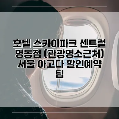 호텔 스카이파크 센트럴 명동점 (관광명소근처) 서울 아고다 할인예약 팁